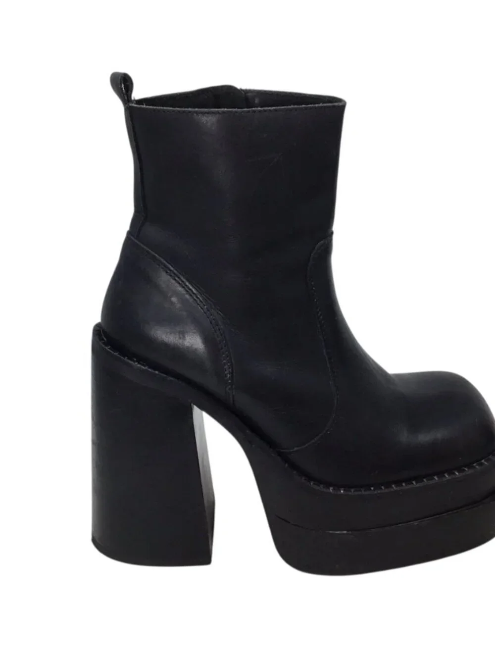 Sonax  Double Platform Mega Chunky Boots Vintage 90s Y2K Size 41 Leather Spain